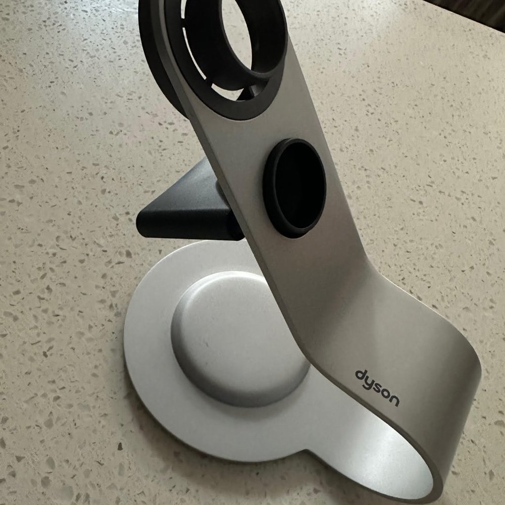 Dyson Supersonic Stand for hairdryer. Silver
